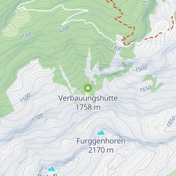 Map of Verbauungshütte