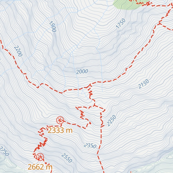 Map of Bivacco Emiliano Lanti