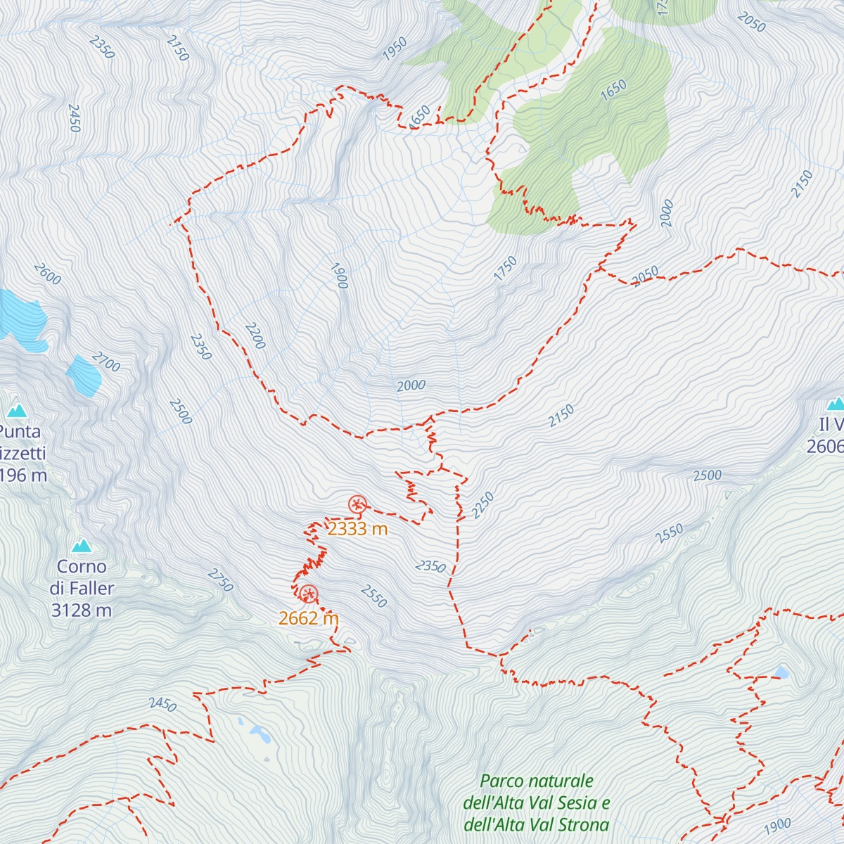 Bivacco Emiliano Lanti map