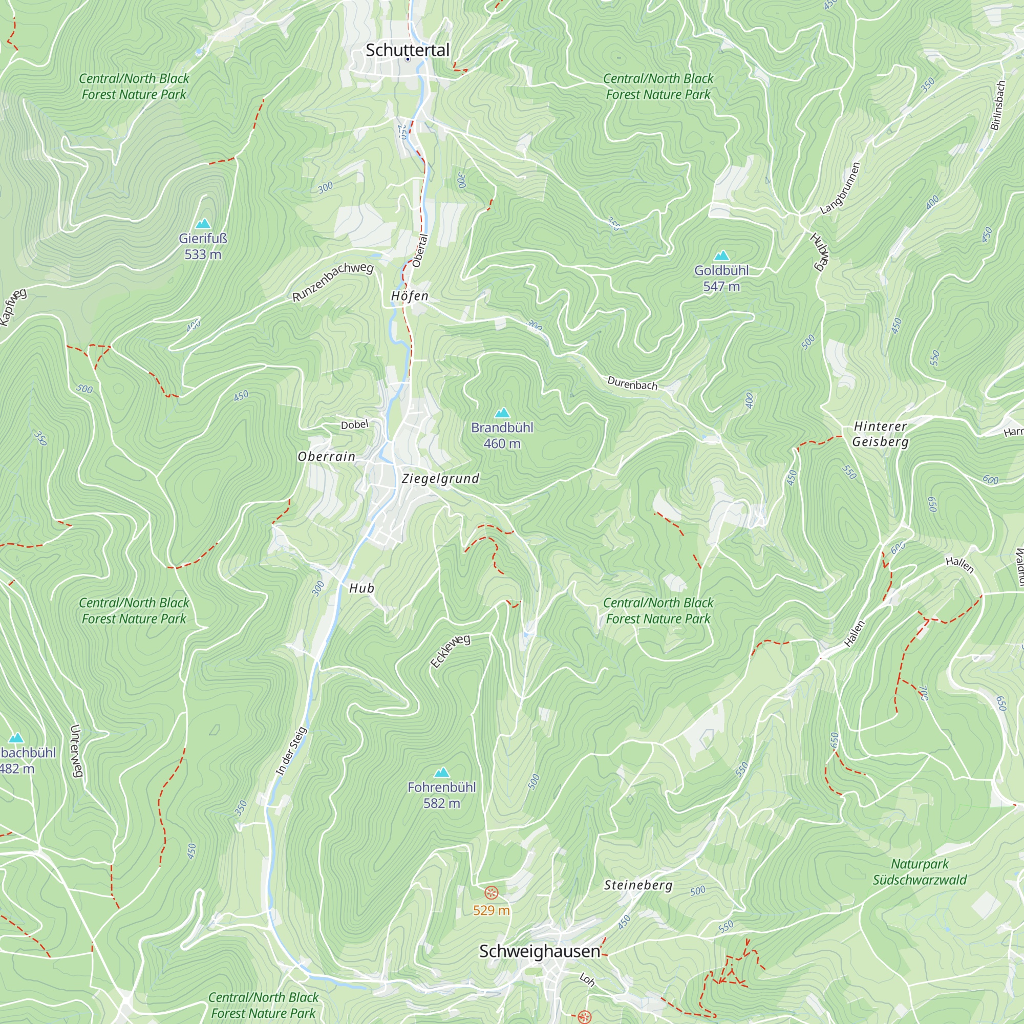 Prinschbachhütte map
