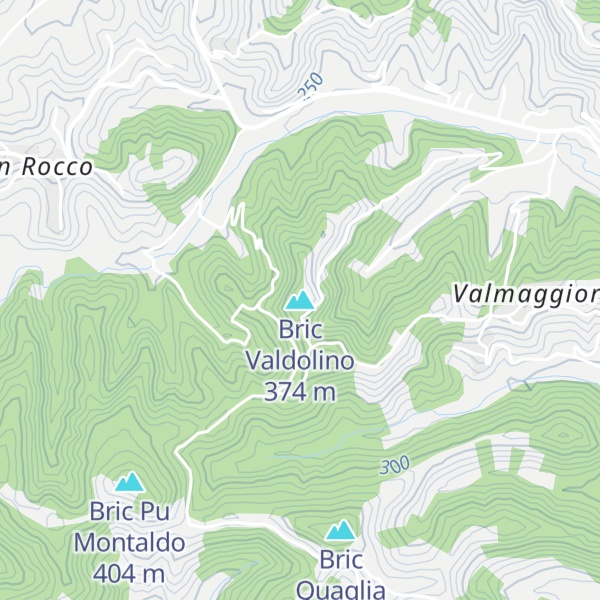 Map of Bric Valdolino