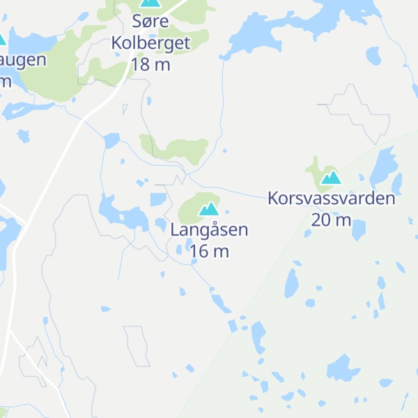 Map of Langåsen