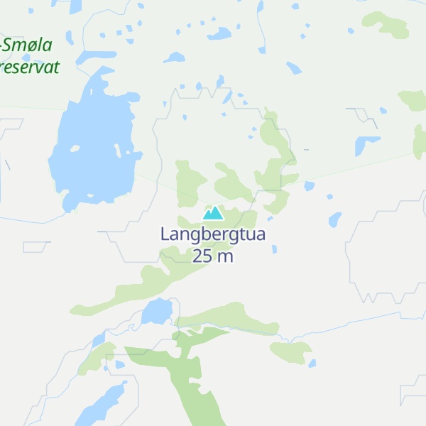 Map of Langbergtua