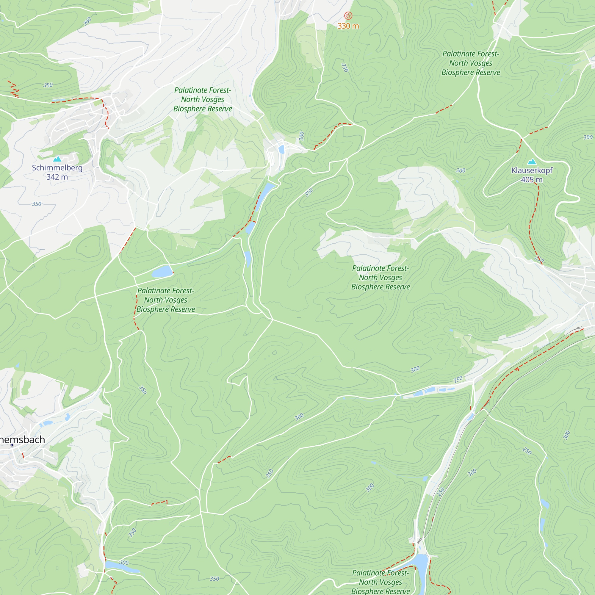 Hinterwaldhütte map