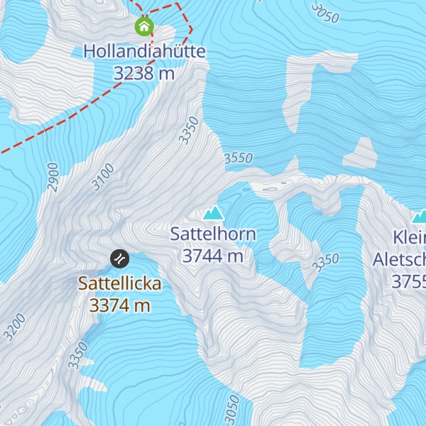 Map of Sattelhorn