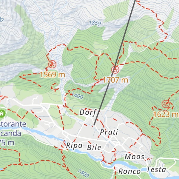 Map of Bar Ristorante Rifugio Scarteboden