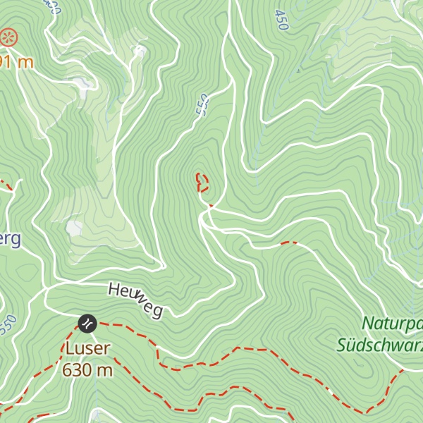 Map of Schwarzenberghütte
