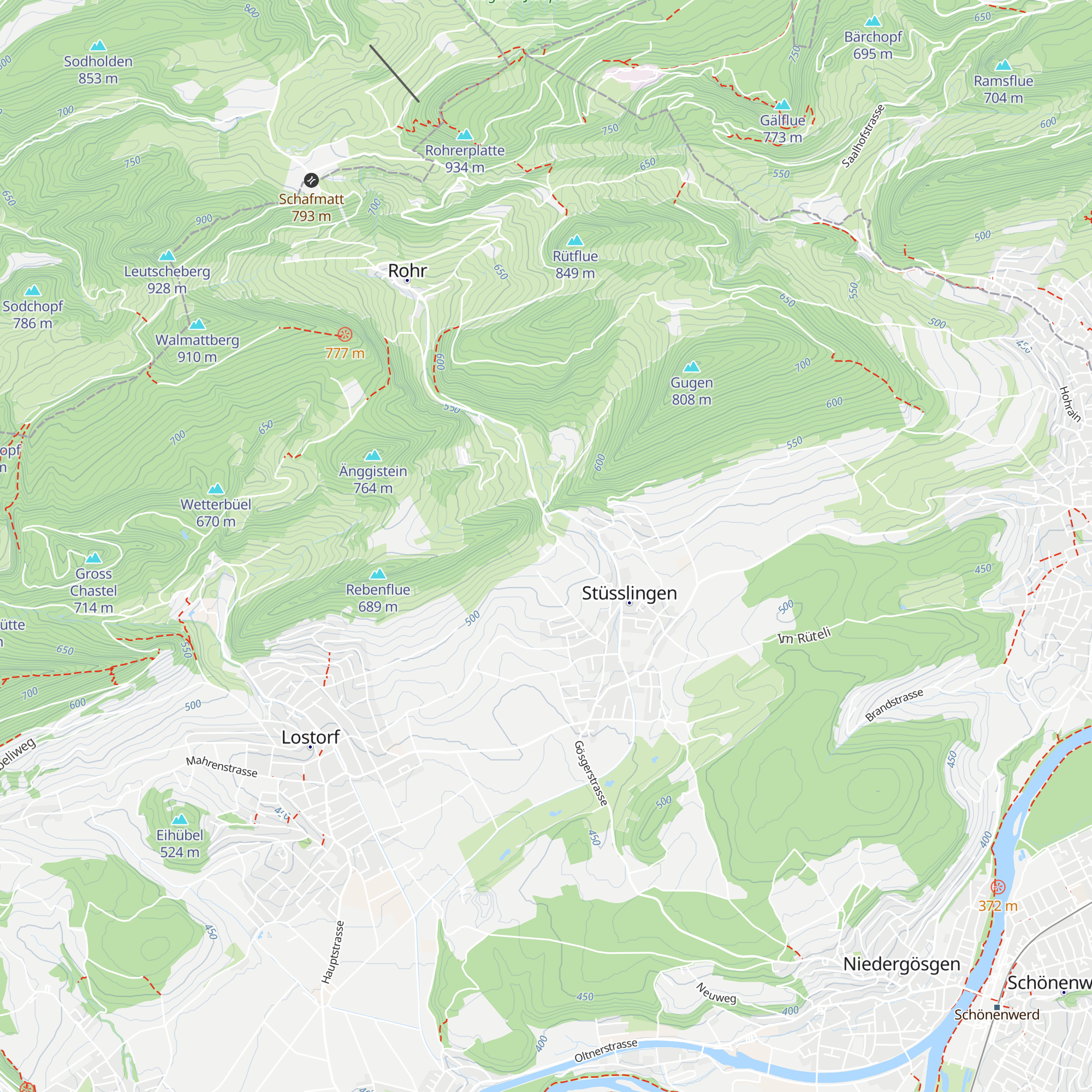 Hüttenhof map