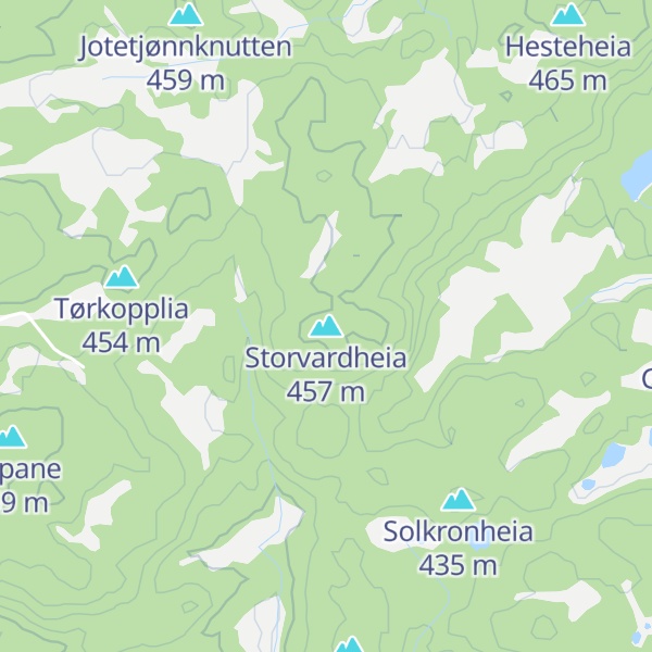 Map of Storvardheia