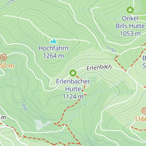 Map of Erlenbacher Hütte