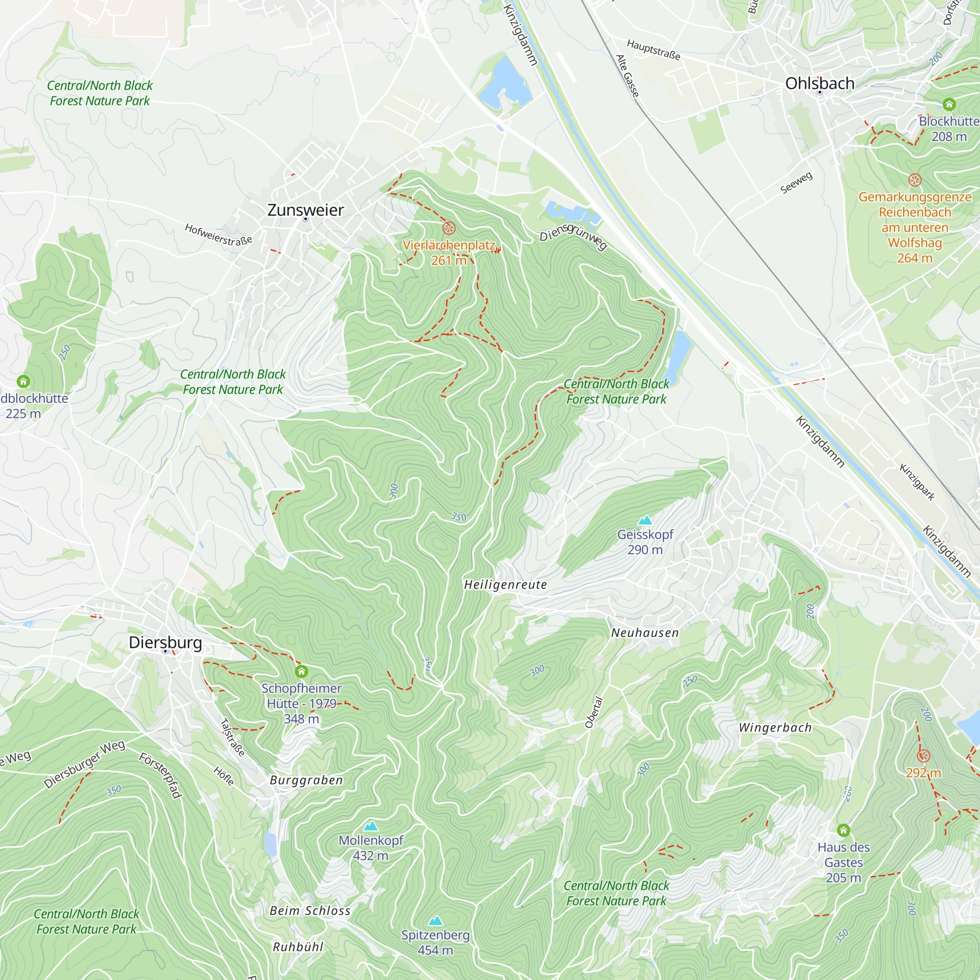 Sägereck-Hütte map