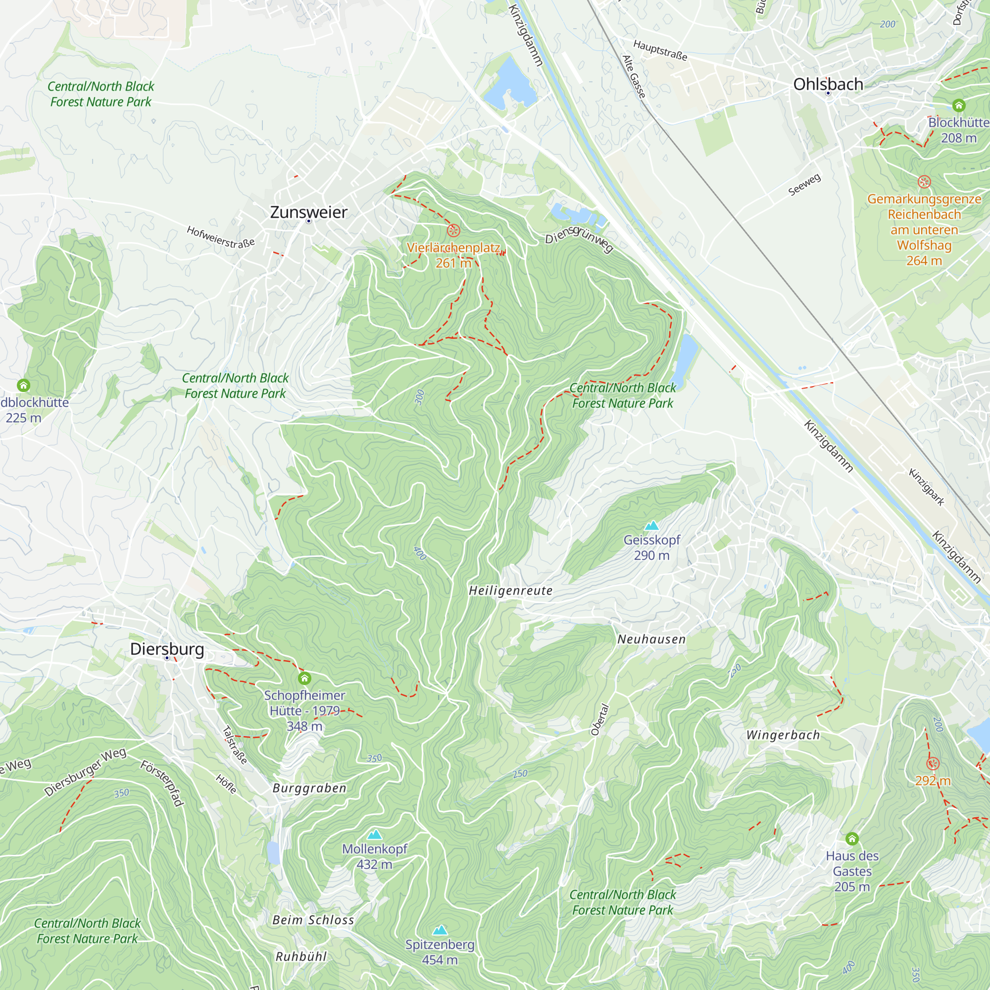 Sägereck-Hütte map