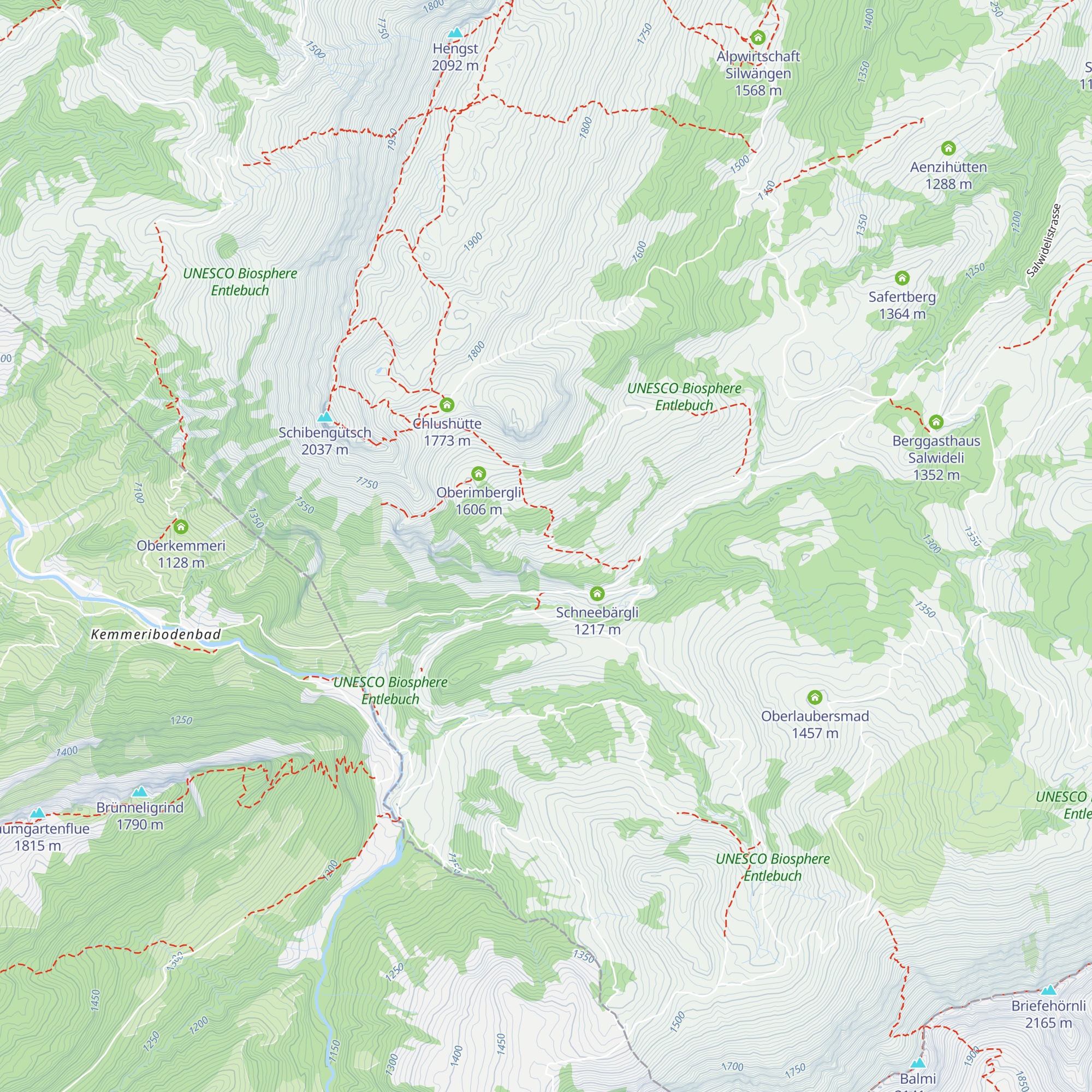 Unterimbergli map