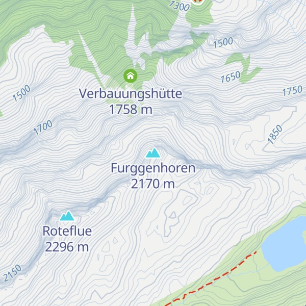 Map of Furggenhoren