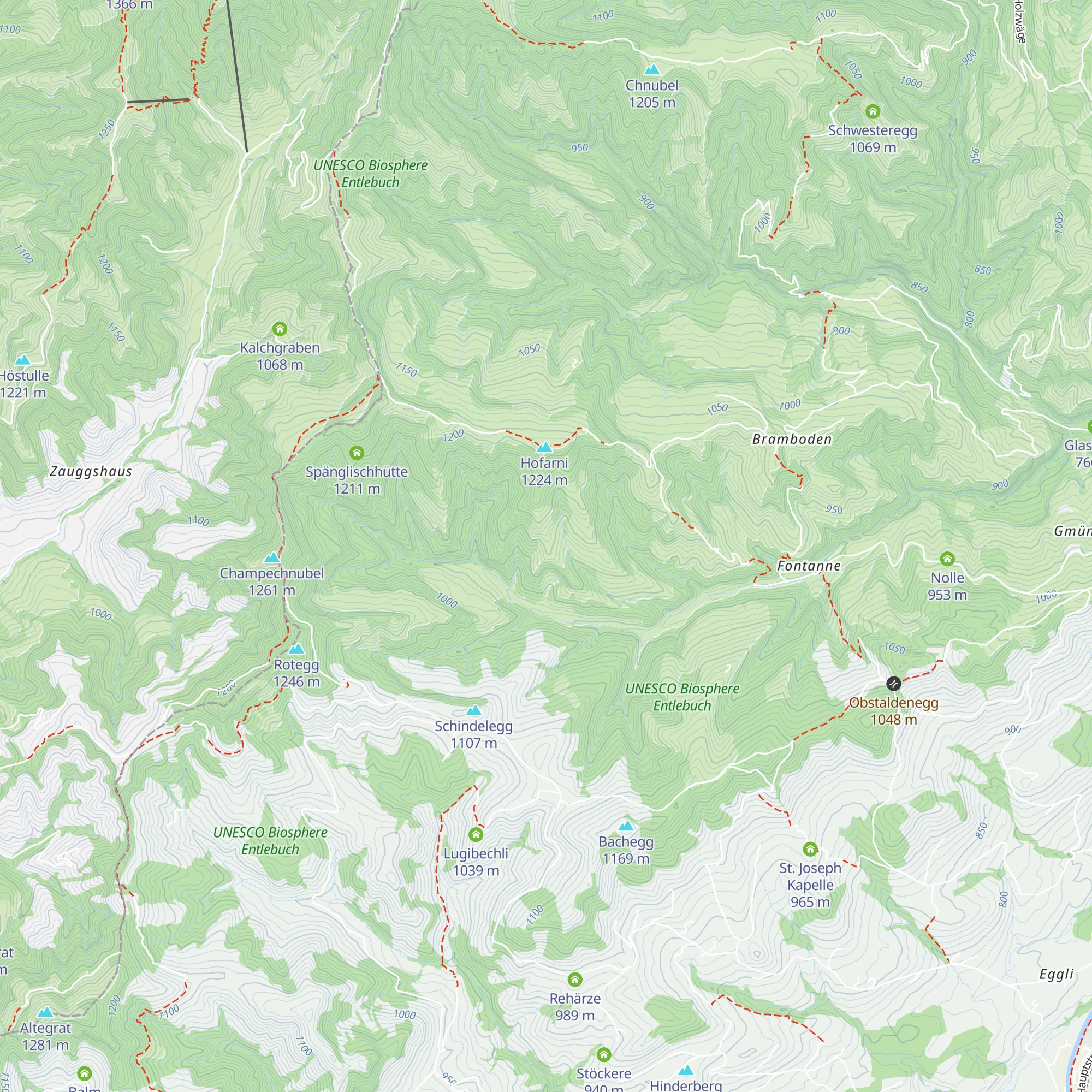 Oberschilteberg map