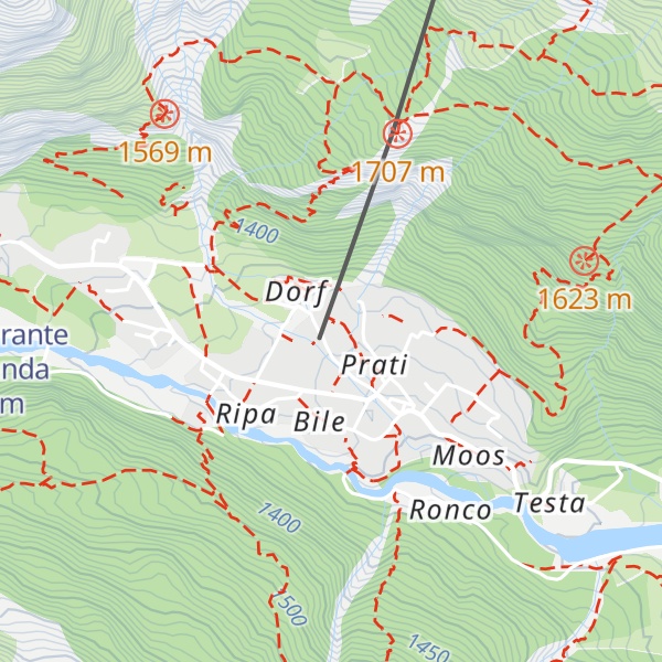 Map of Bar Ristorante Taverna del Rosa