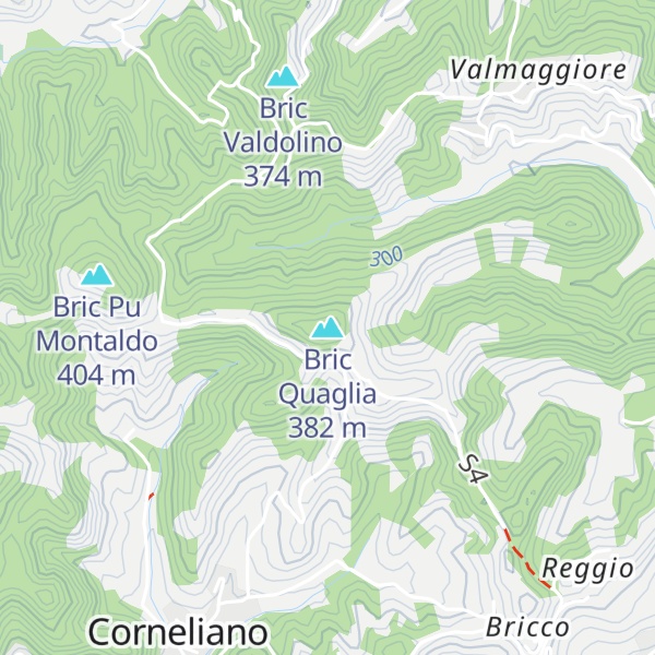 Map of Bric Quaglia