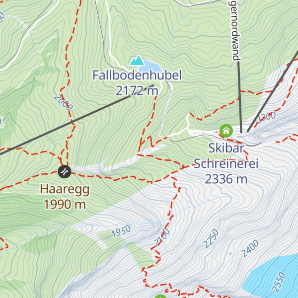 Map of Ehem. Mittellegigrat-Hütte