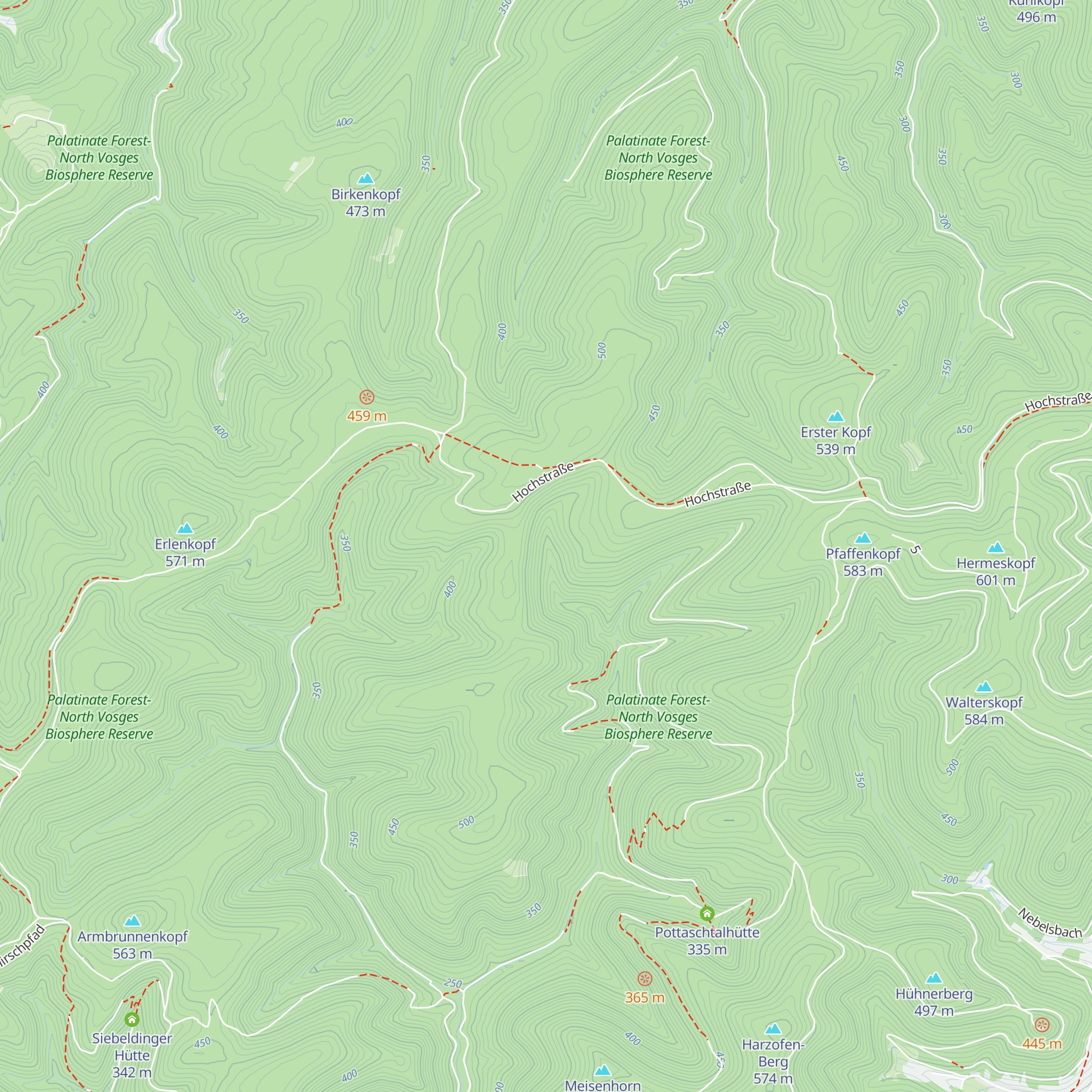 Flemlinger Schutzhütte map