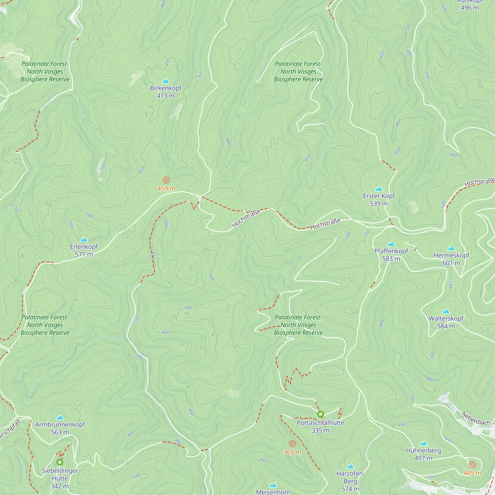 Flemlinger Schutzhütte map