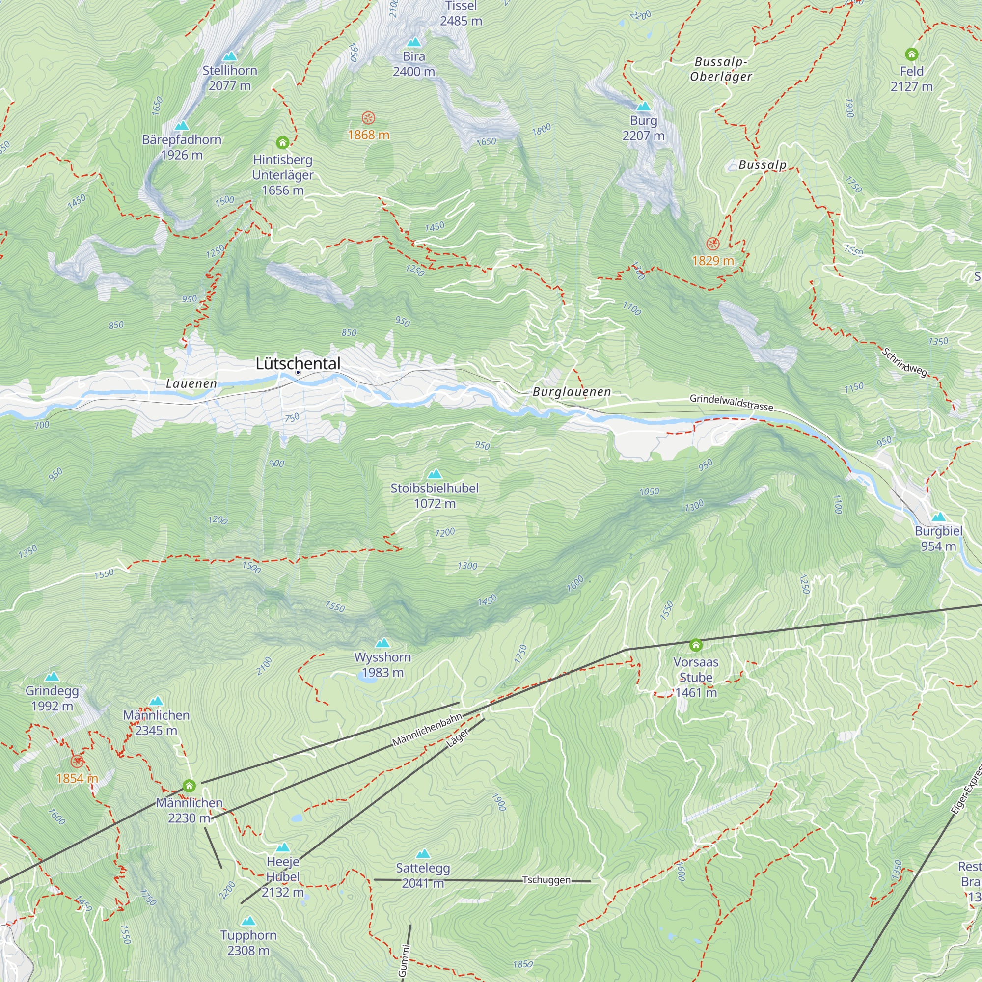 Mittelscheuer map