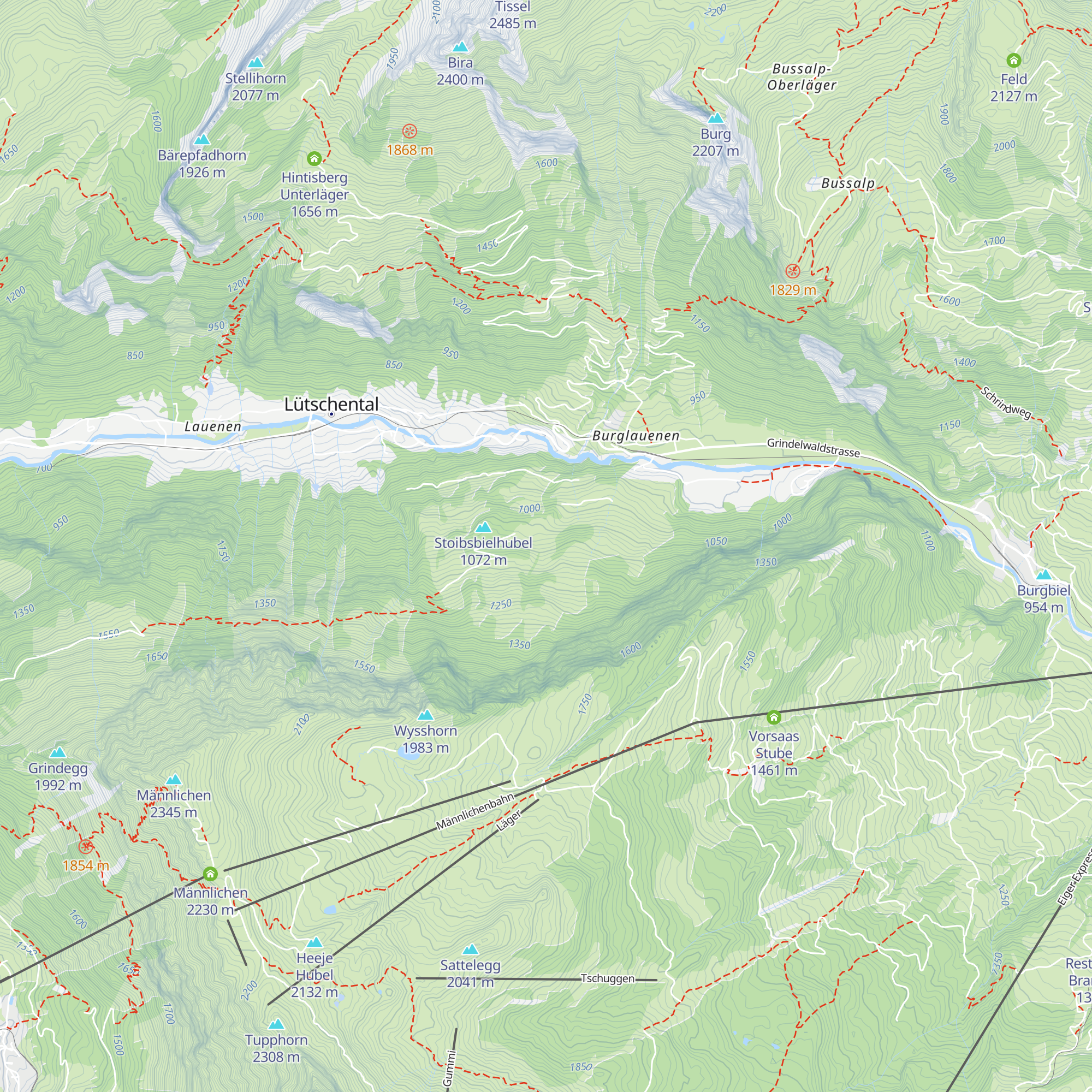 Mittelscheuer map