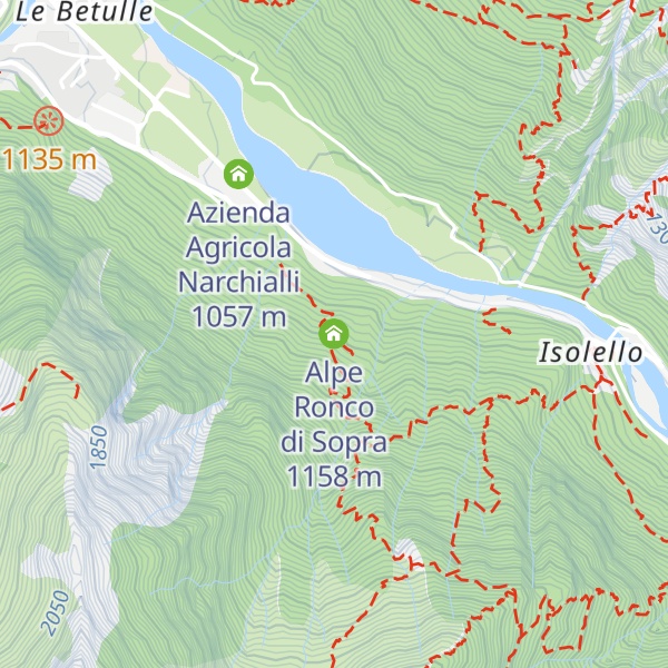 Map of Alpe Ronco di Sopra