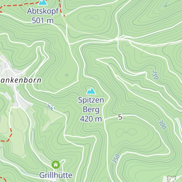 Map of Spitzen Berg