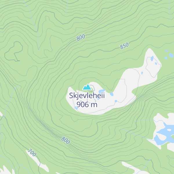 Map of Skjevleheii