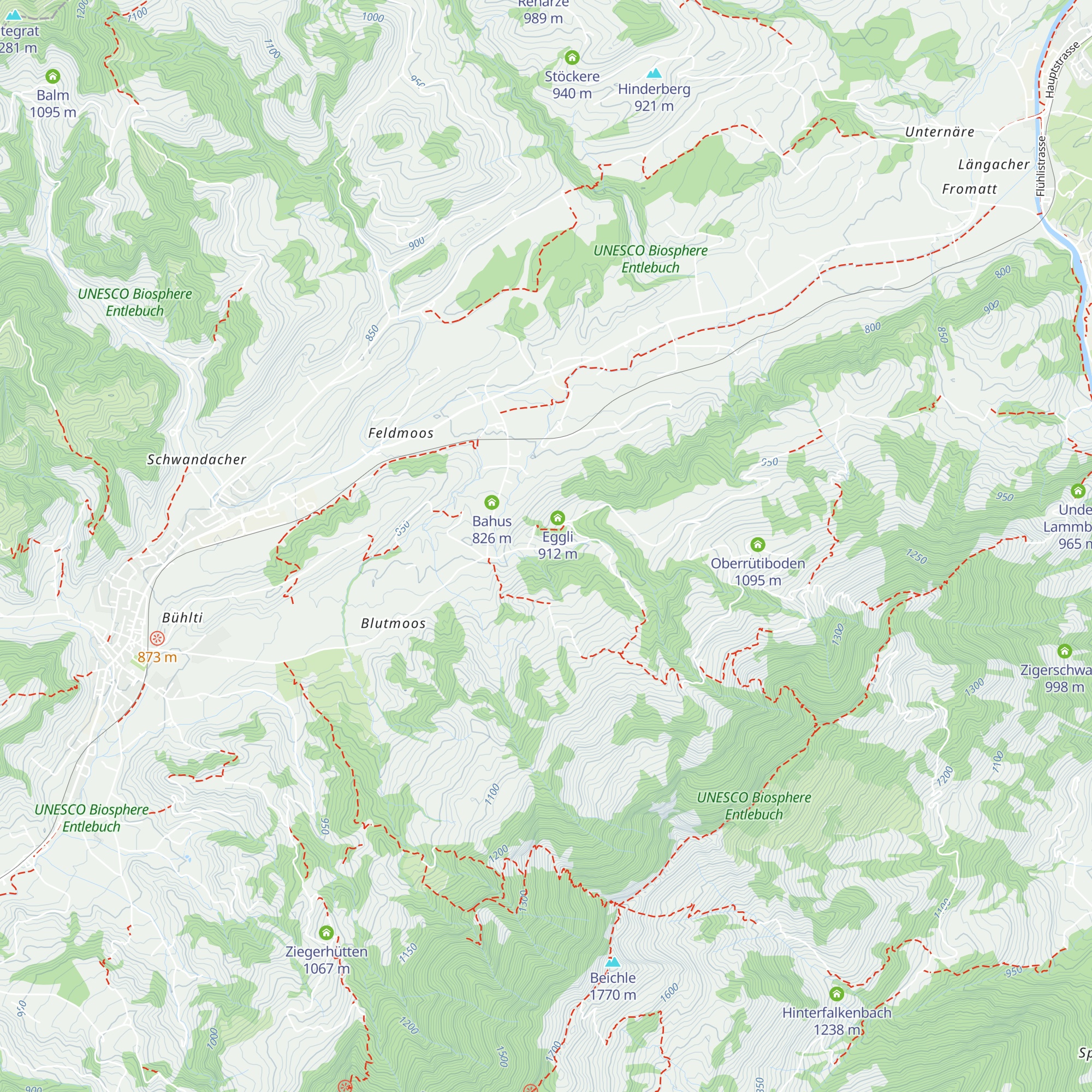 Eschengraben map