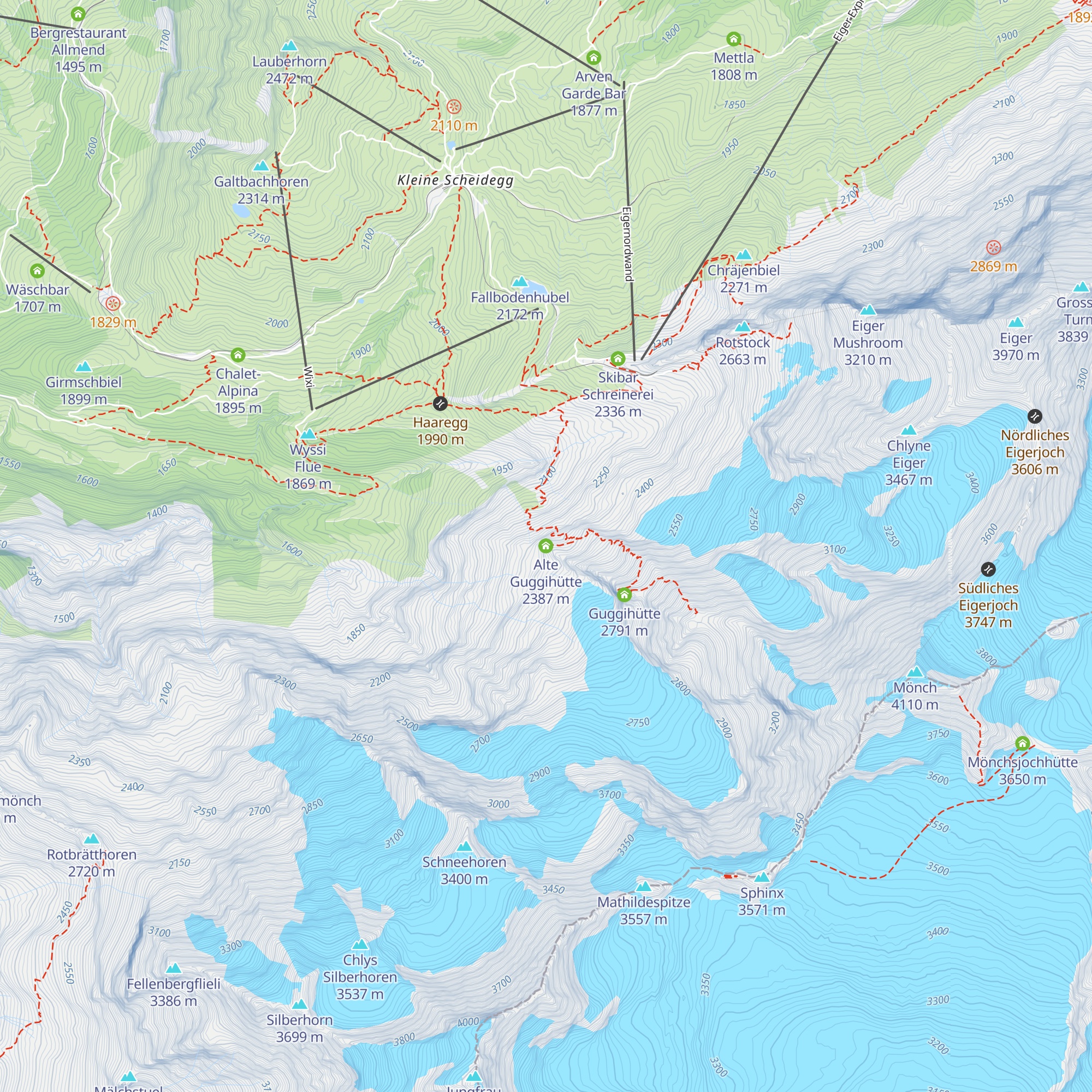 Alte Guggihütte map