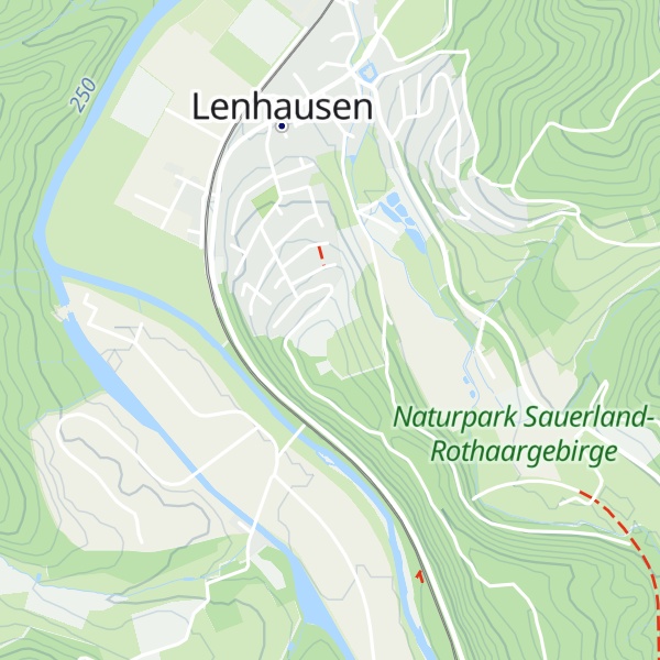 Map of SGV Hütte Lenhausen