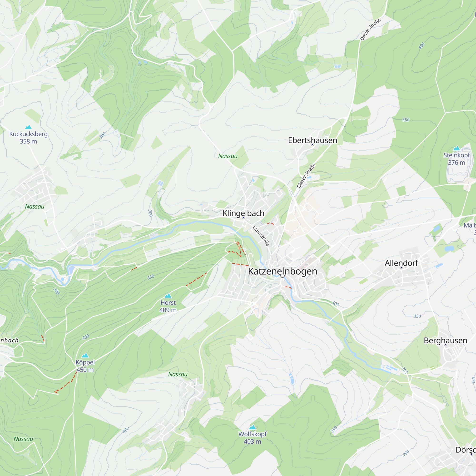 Grillhütte Klingelbach map