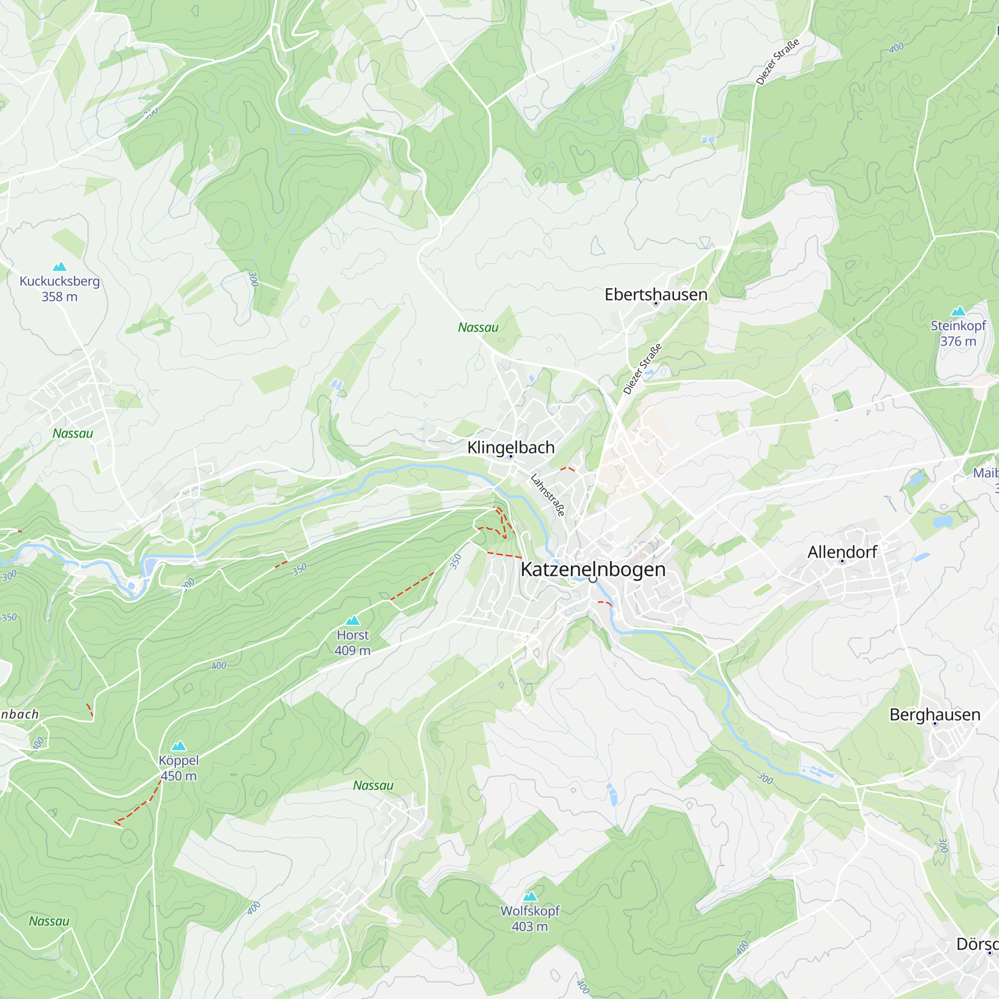 Grillhütte Klingelbach map