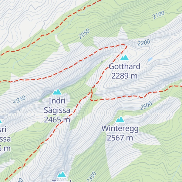 Map of Berghaus Männdlenen