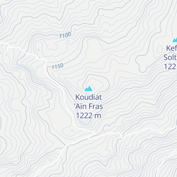 Map of Koudiat ’Aïn Fras