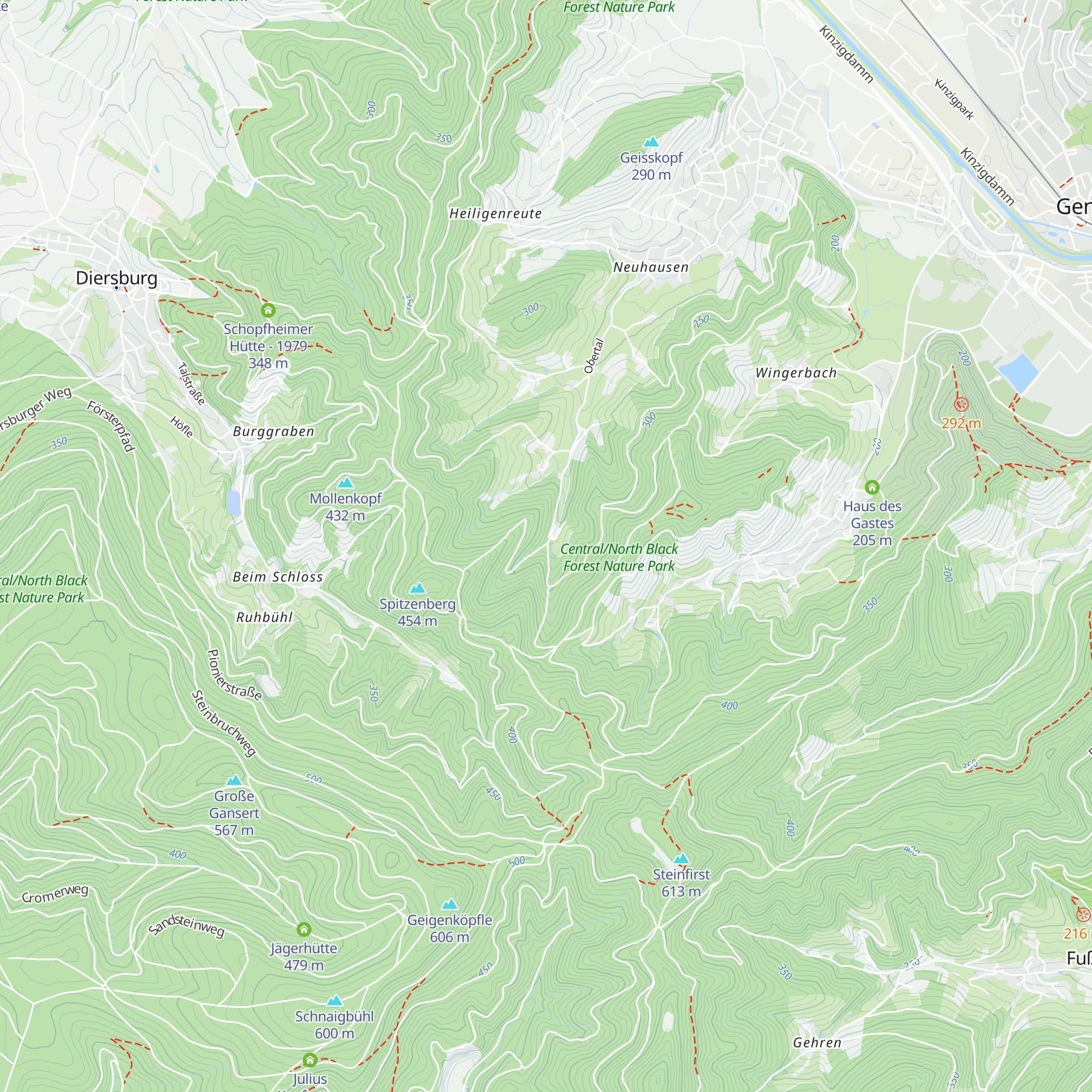 St.-Georg-Hütte map