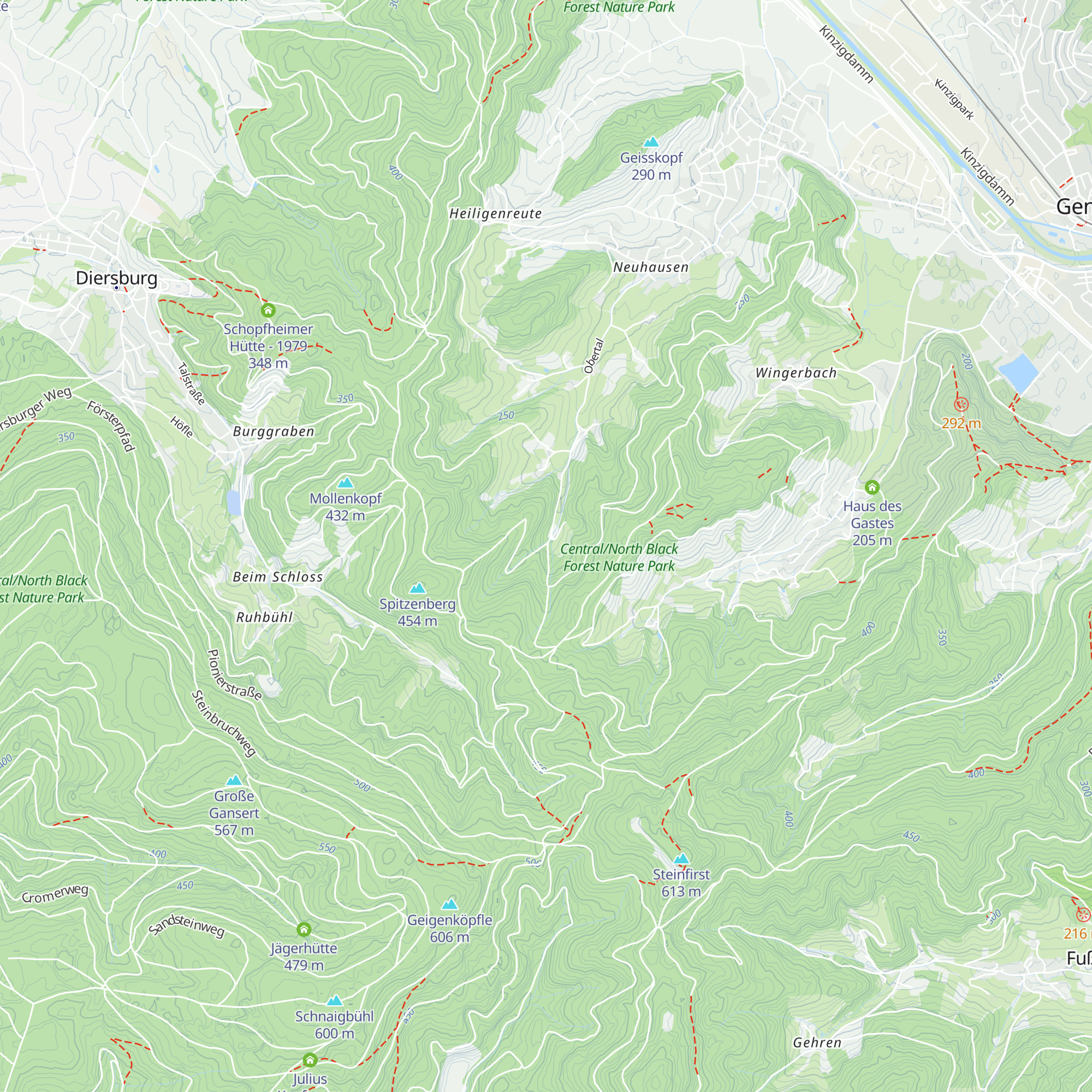 St.-Georg-Hütte map