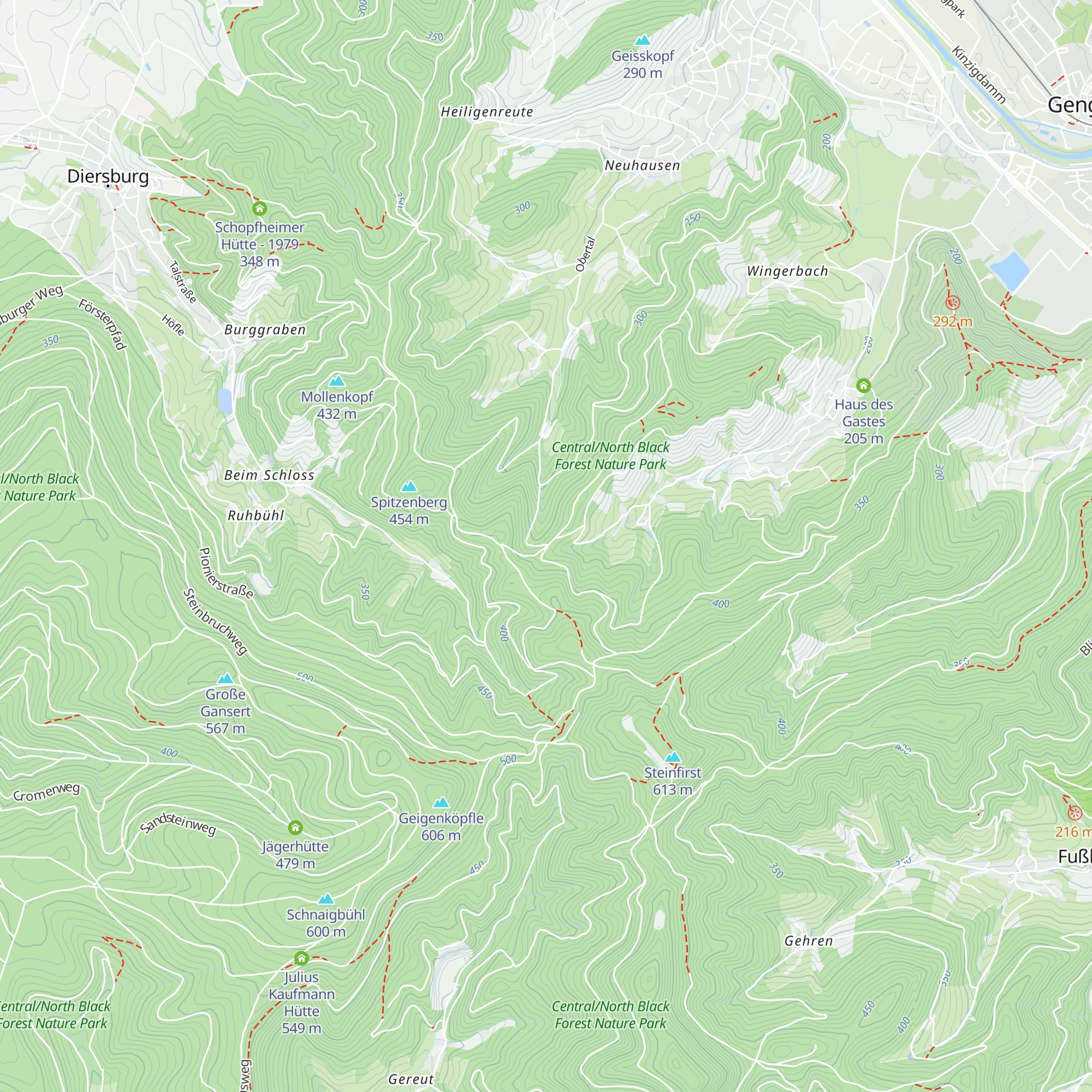 Raeppleseckhütte map