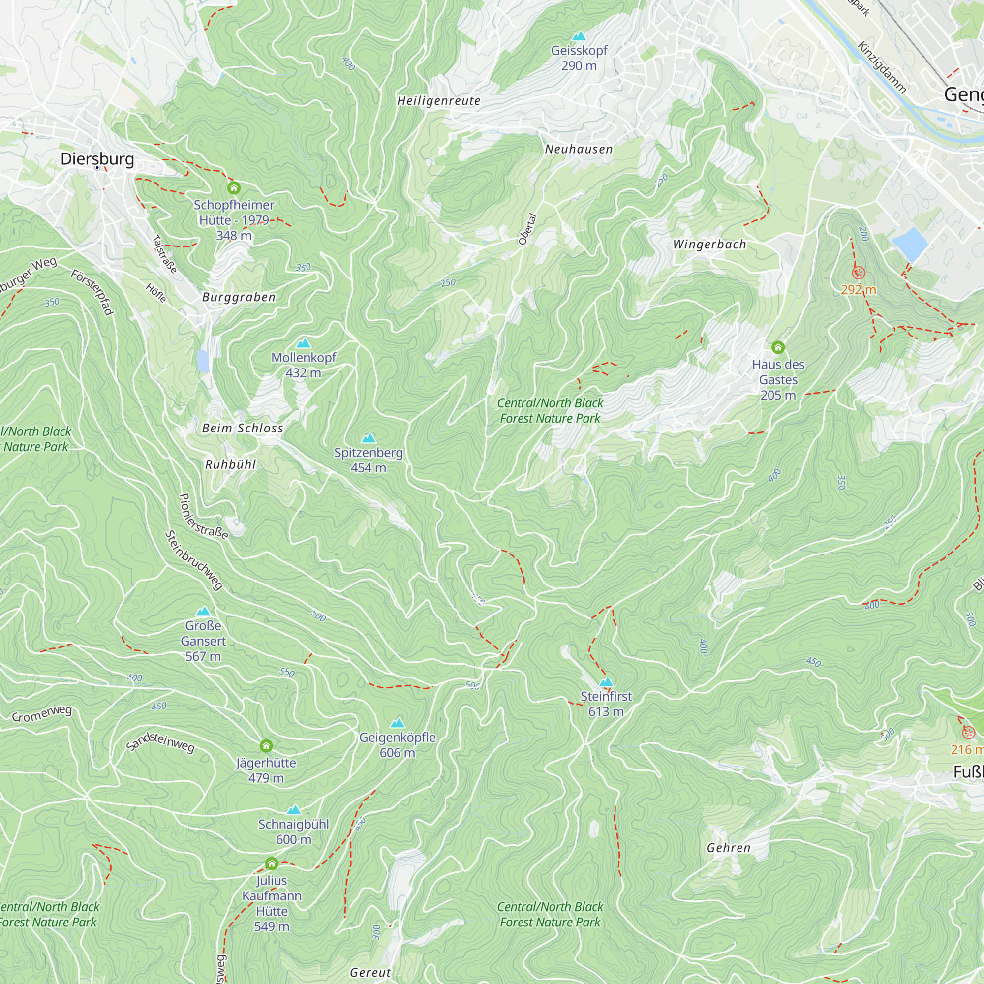 Raeppleseckhütte map