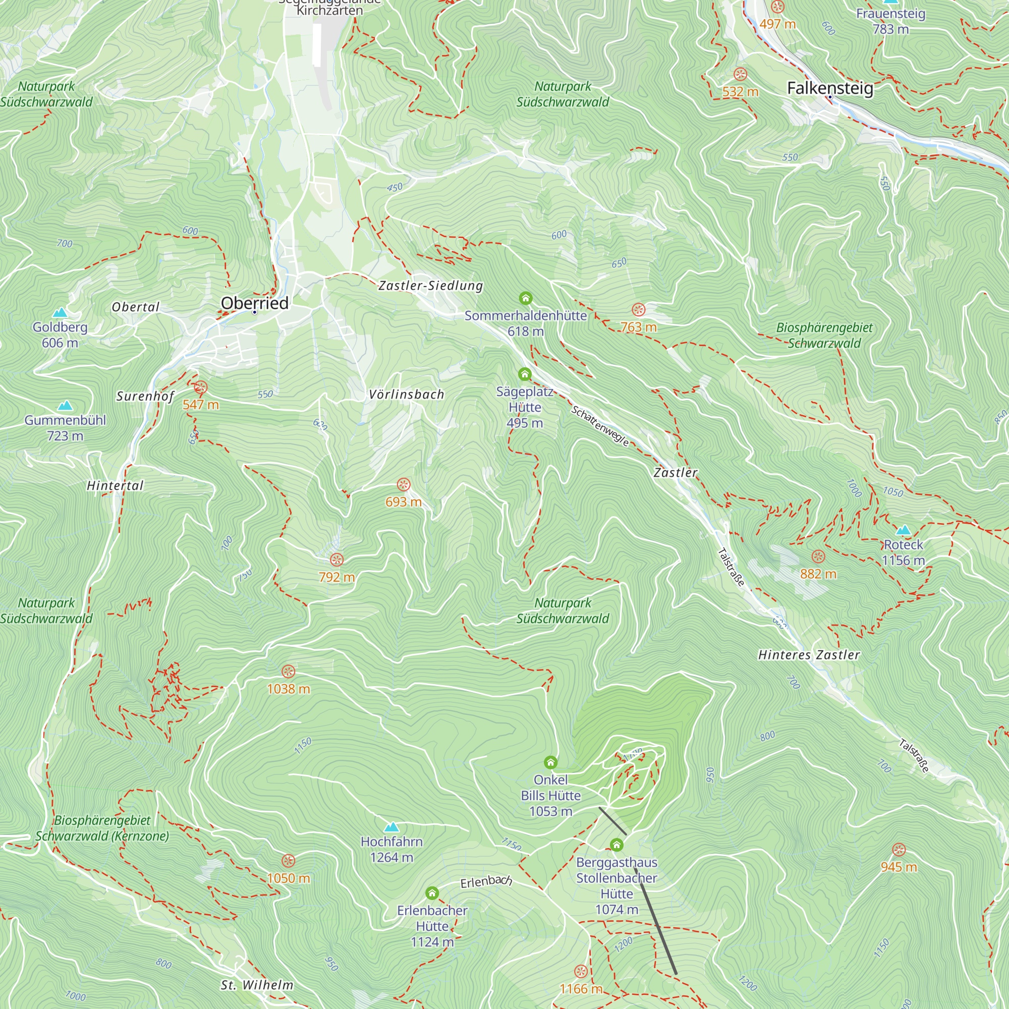 Waldmattenhütte map