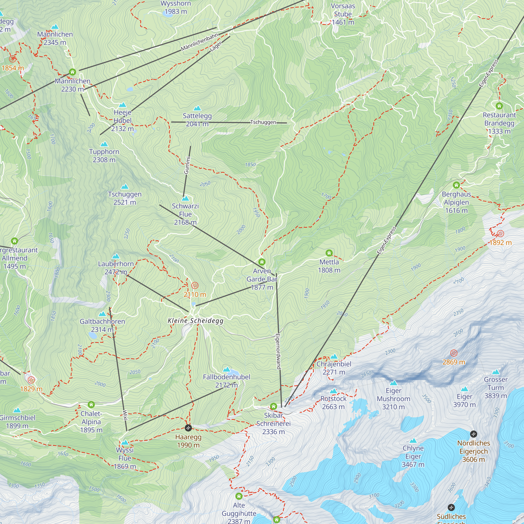 Arven Garde Bar map