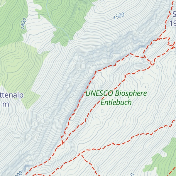 Map of Hächle Wintergipfel