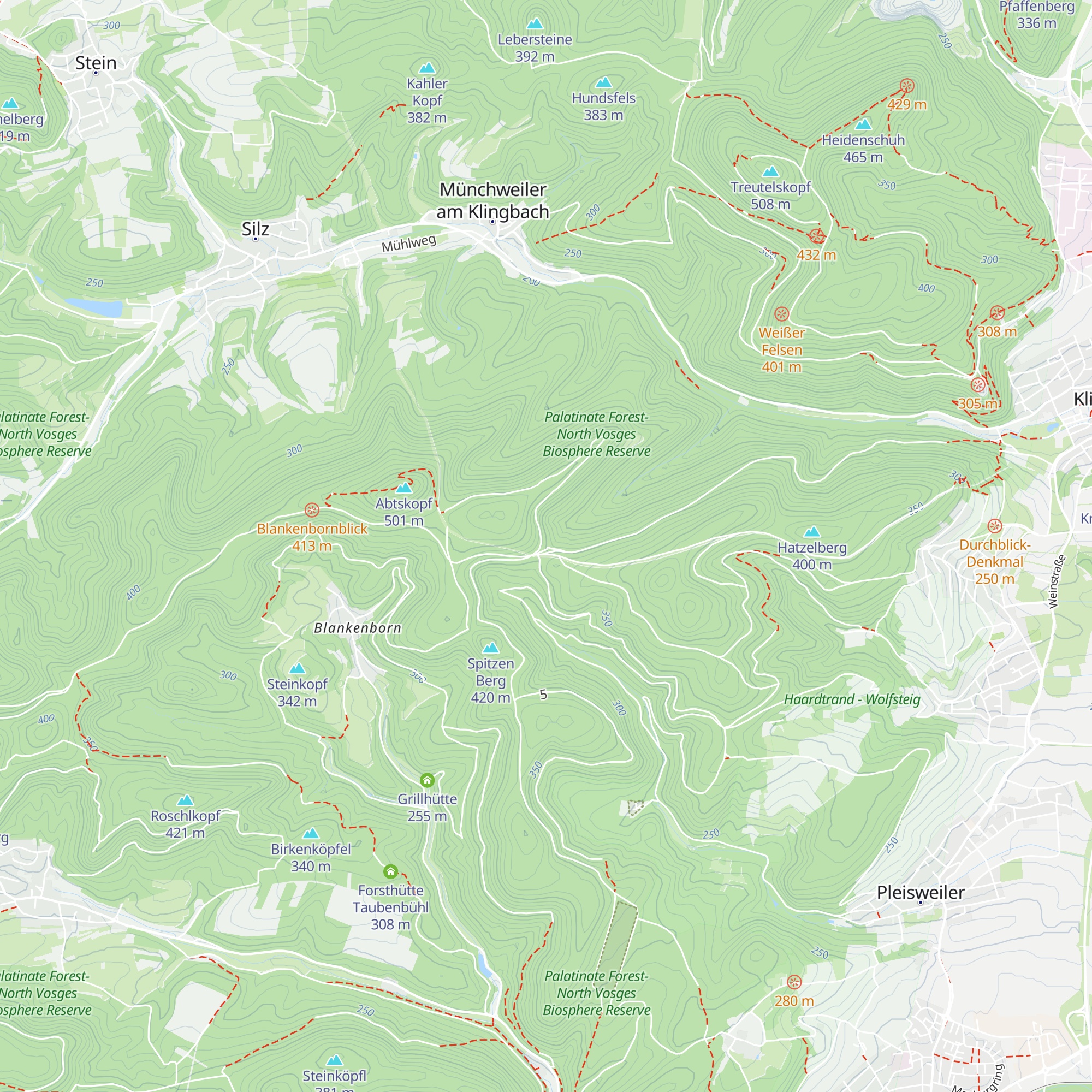 Hütte am Karlsplatz map