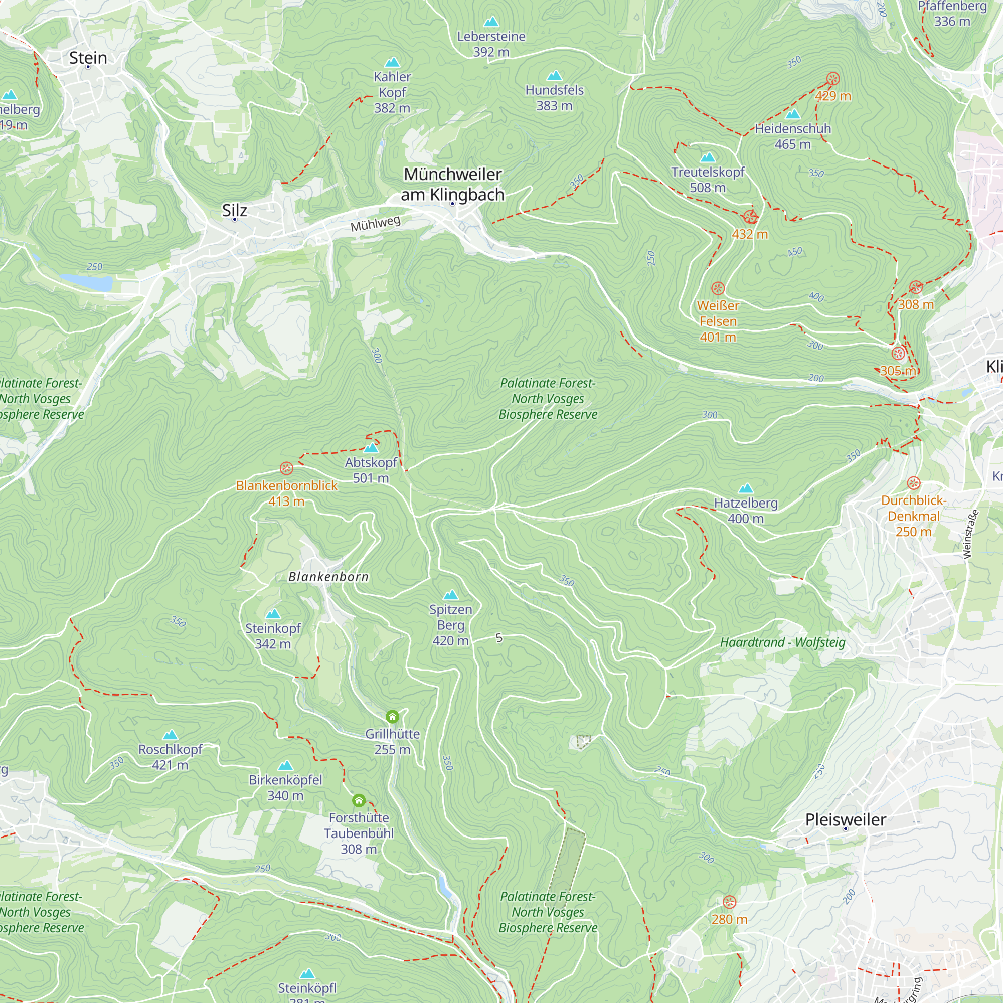 Hütte am Karlsplatz map