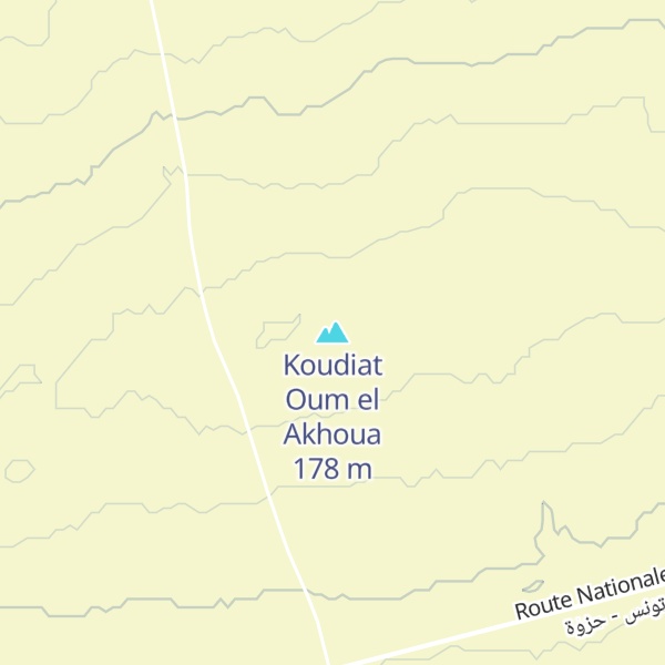 Map of Koudiat Oum el Akhoua