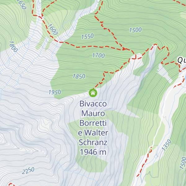 Map of Bivacco Mauro Borretti e Walter Schranz