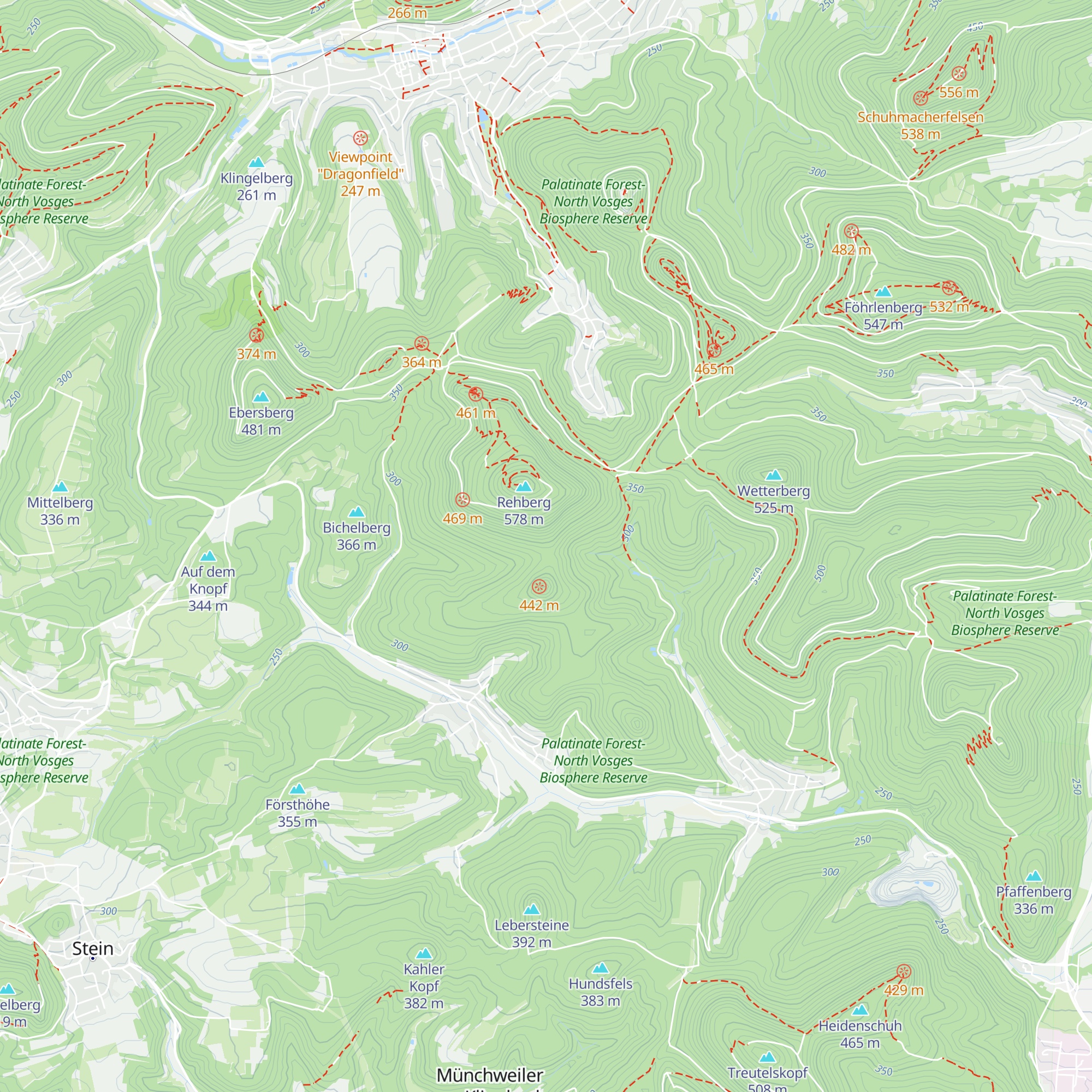 Hütte am Hohen Markstein map