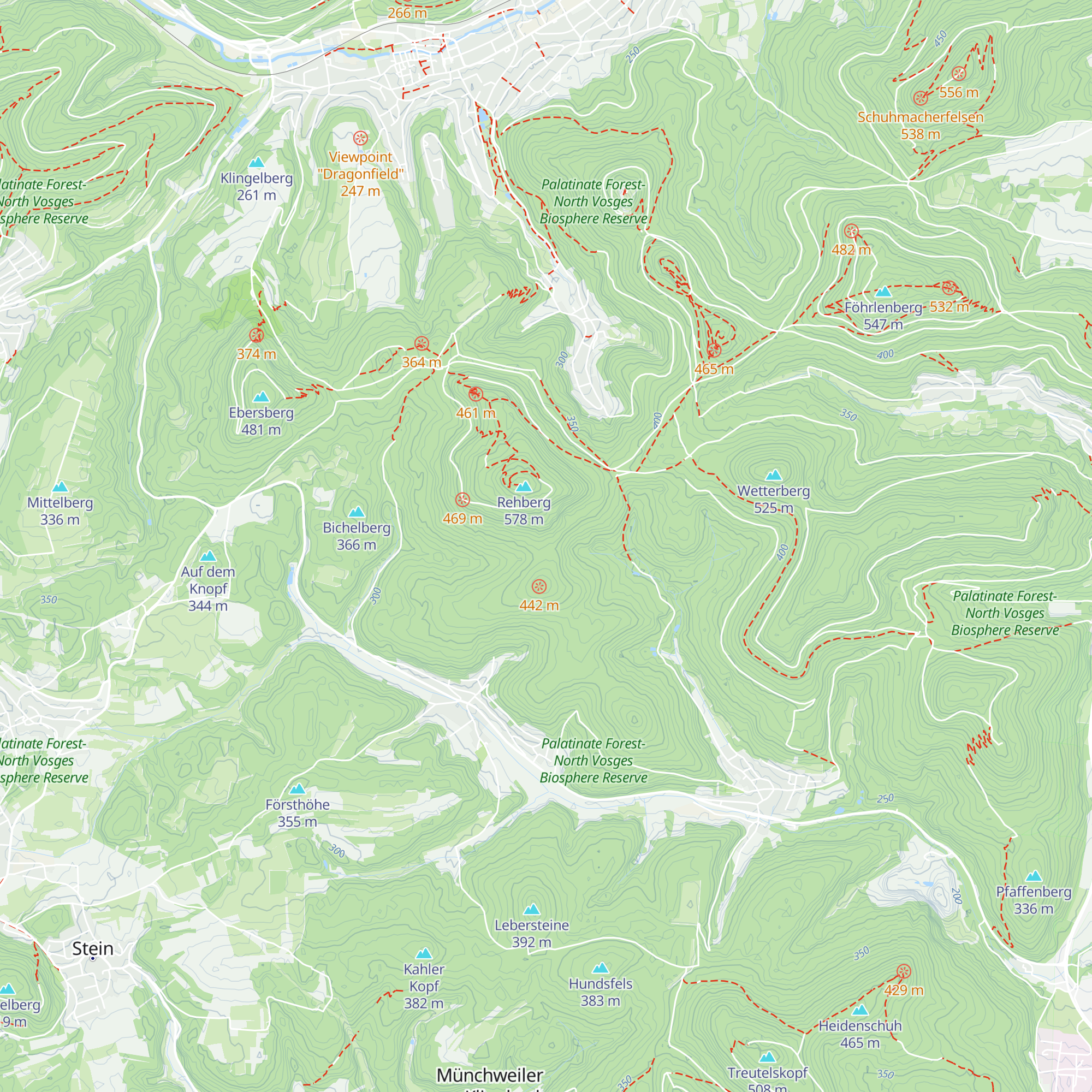 Hütte am Hohen Markstein map