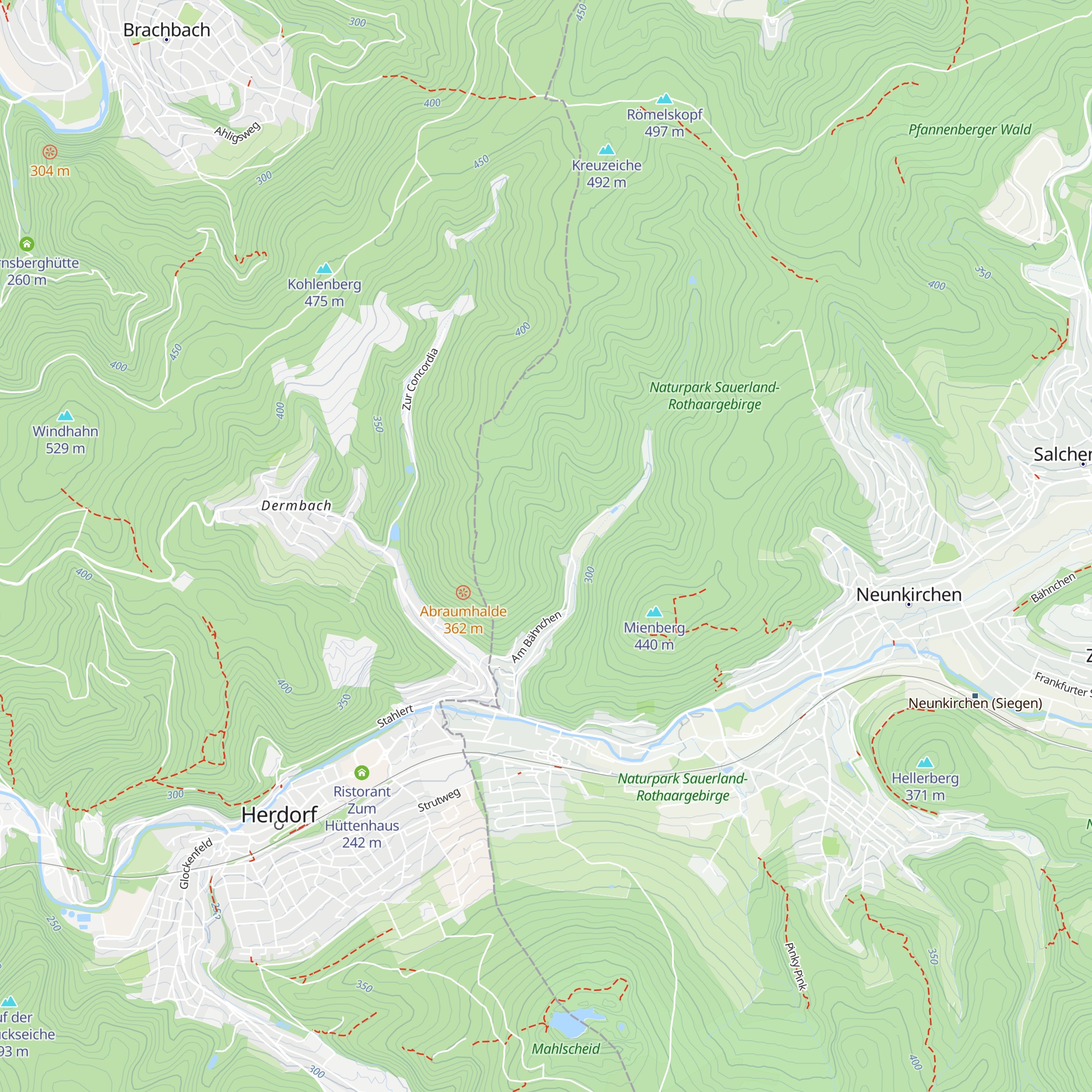 Schützenhaus Struthütten map